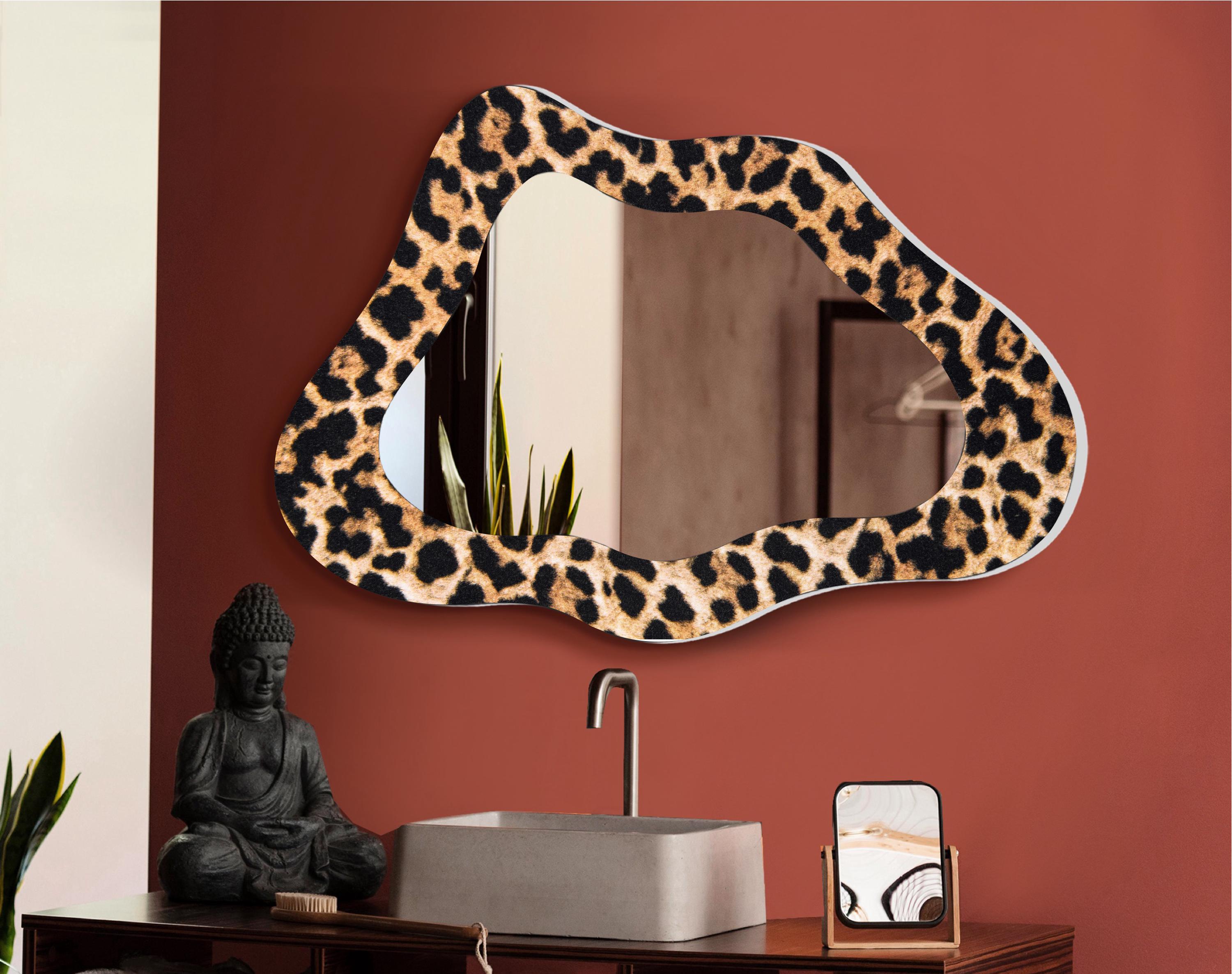 Leopard Mirror, Cheetah Wall Art - Etsy UK