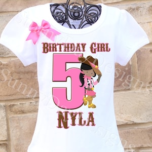 Cowgirl Birthday Shirt, Cowgirl Birthday Outfit, Country Wester Birthday Shirt