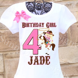 Cowgirl Birthday Shirt, Cowgirl Birthday Outfit, Country Wester Birthday Shirt