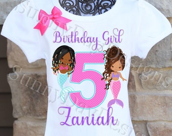 Mermaid Birthday Shirt, Mermaid Birthday Outfit, Mermaid Birthday Party Ideas