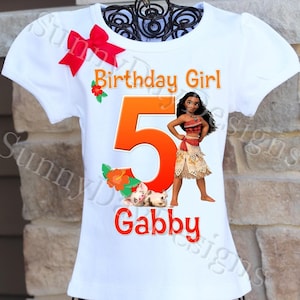 Moana Birthday Shirt, Moana Birthday Outfit, Moana Birthday Party