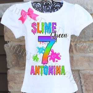 Slime Birthday Shirt, Slime Birthday Outfit, Slime Birthday Party Ideas