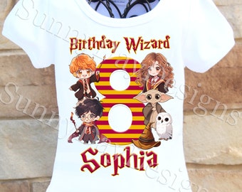 Wizard School Birthday Shirt, Wizard Birthday Shirt, Wizard Themed Birthday Party