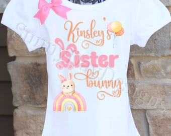 Sister Bunny Birthday Shirt Bunny Birthday Shirt, Bunny First Birthday Shirt, Bunny Rabbit Birthday Shirt, Some bunny's One Birthday Shirt