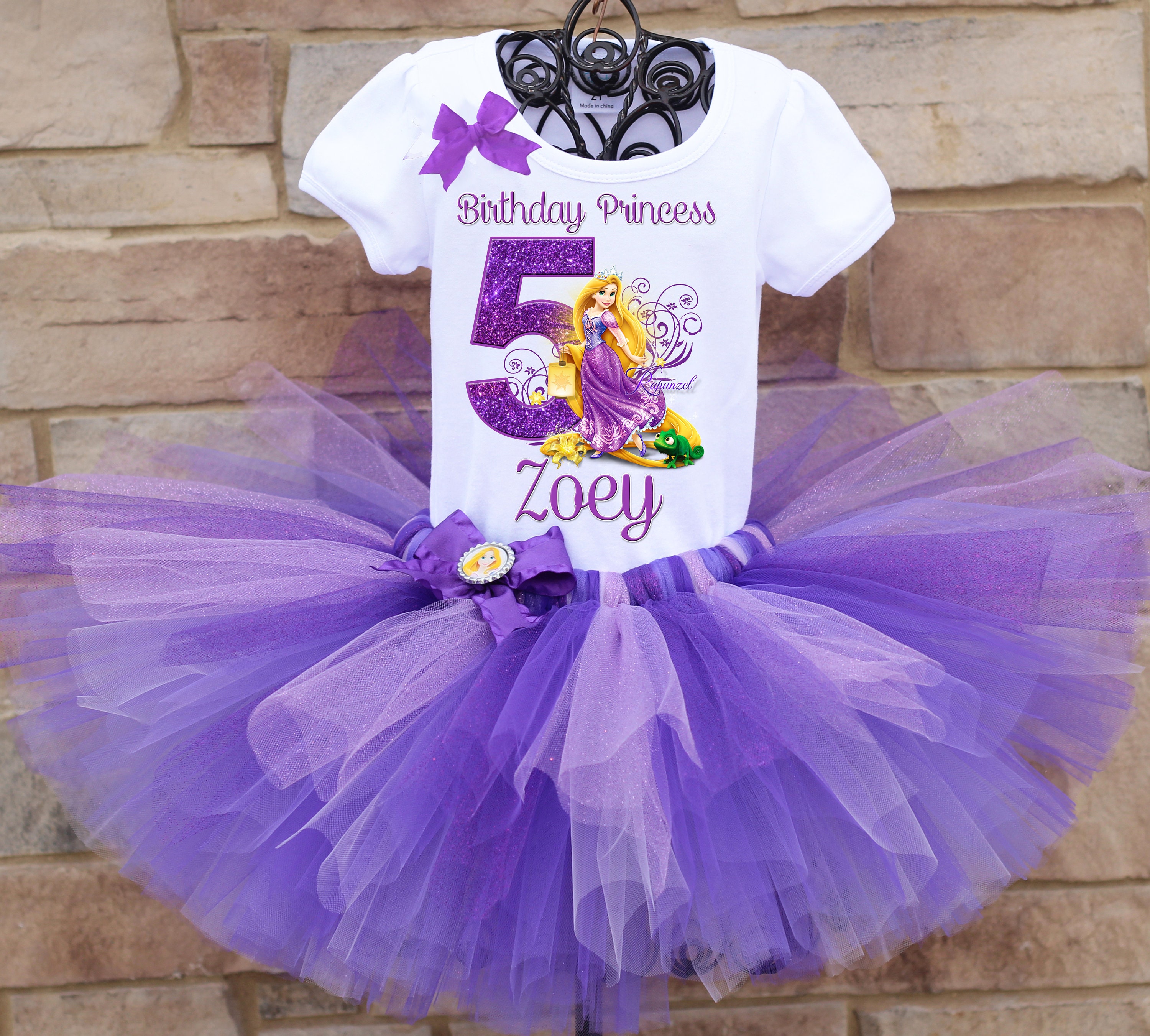 Rapunzel tutu birthday outfit best sale