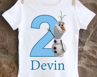Olaf Birthday Shirt