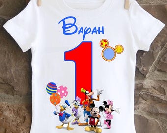 Mickey Mouse Clubhouse Birthday Shirt