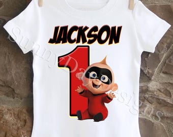 Incredibles Jack Jack Birthday Shirt, Incredibles Birthday Shirt, Jack Jack Birthday Shirt, Boys Birthday Shirt