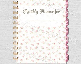 Coquette Digital Planner for Women: Daily, Weekly, Monthly Organizer (PDF)