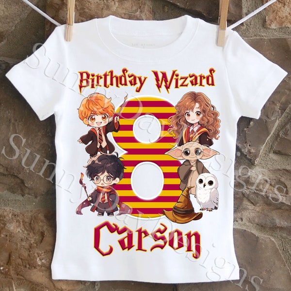 Wizard Birthday Shirt, Wizard School Birthday Shirt, Wizard Themed Birthday Shirt, Boys Birthday Ideas