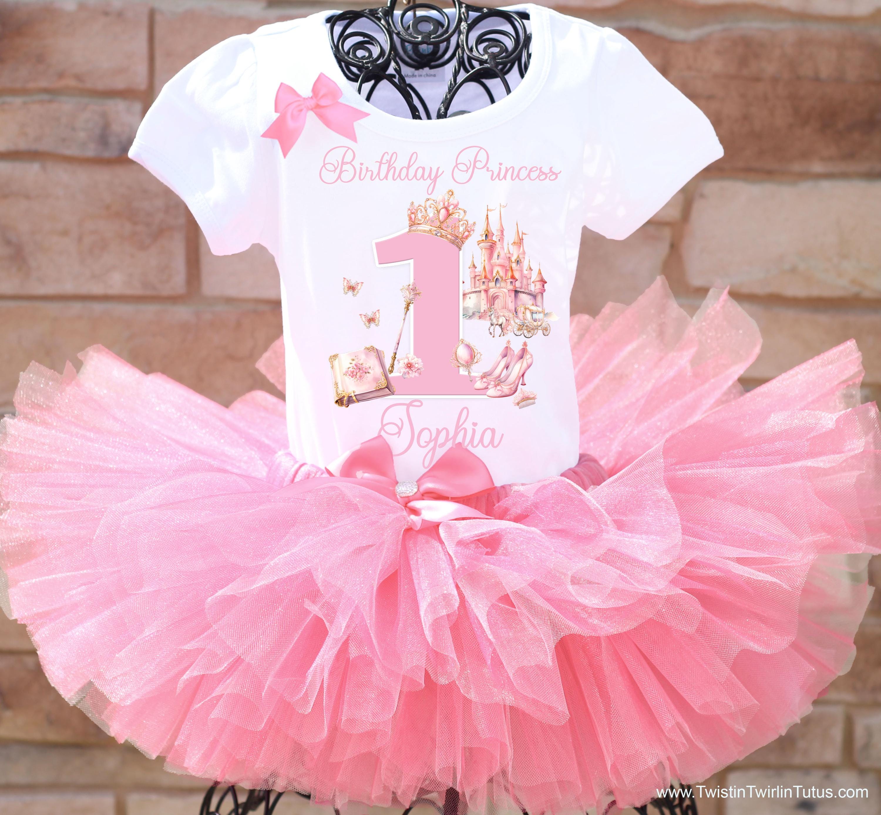Princess Birthday Tutu Outfit, Once Upon a Time First Birthday Tutu Outfit, Fairytale First Birthday Tutu Outfit
