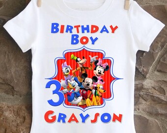 Mickey Mouse Clubhouse Birthday Shirt