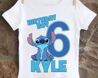 Stitch Birthday Boy Shirt, Boys Stitch Birthday Shirt, Stitch Birthday Party Ideas, Boys Birthday Ideas