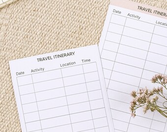 旅行日程プランナーステッカー/ロードトリッププランナー/旅行日程/旅行スケジュールオーガナイザー/ - 旅行日記やプランナーに最適です。
