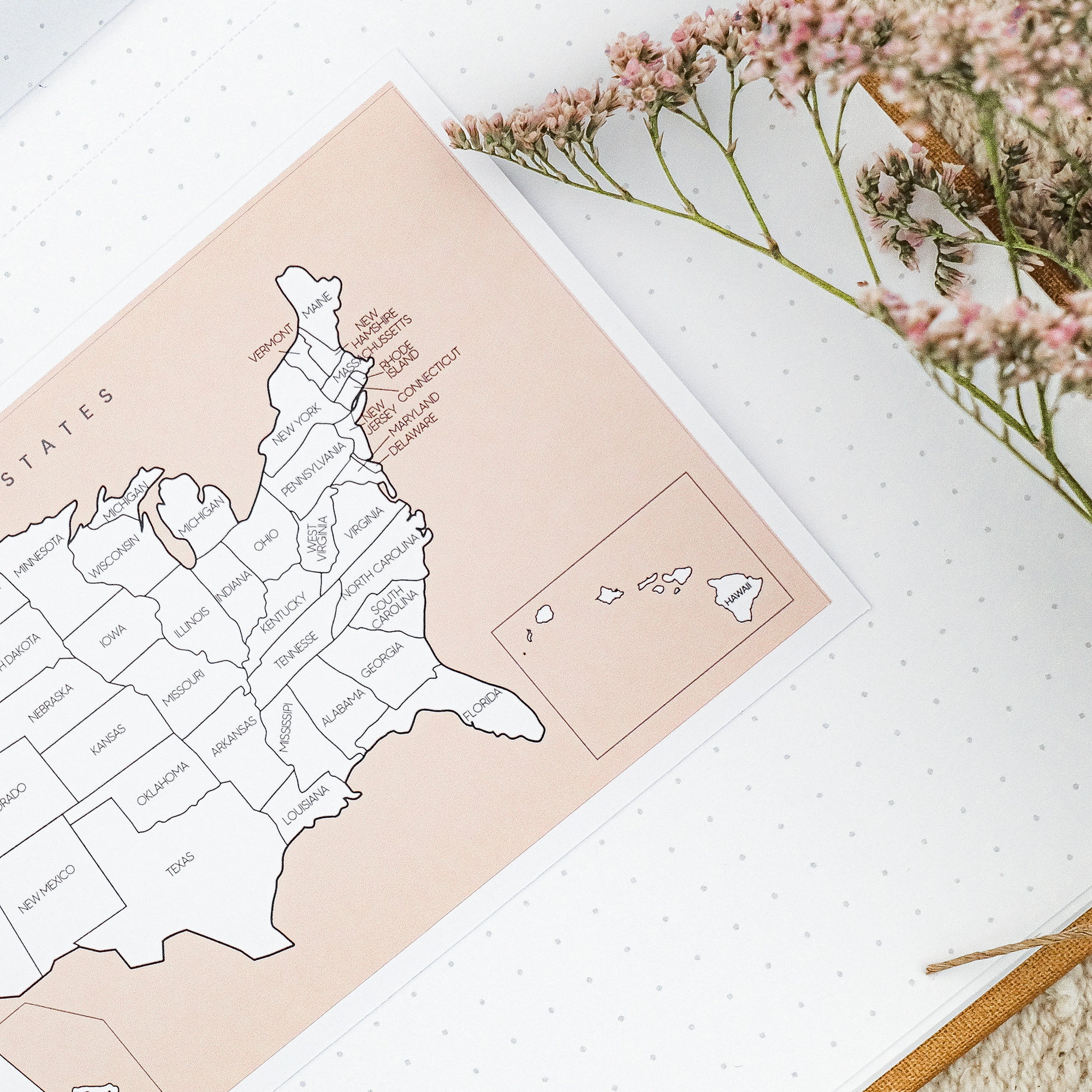 United States Map Sticker USA Travel - Il Fullxfull.5533545168 T9ps