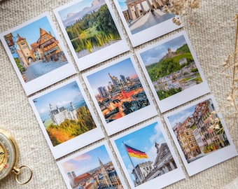 Germany Travel Stickers Set, Berlin Munich Frankfurt Stickers, Europe Travel Journal Stickers, Germany Landmark Stickers