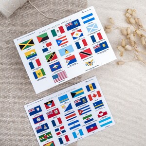 Adesivos de bandeira da América do Norte, adesivos de bandeira de países, bandeiras de países e territórios da América do Norte, bandeiras americanas, adesivos de viagem