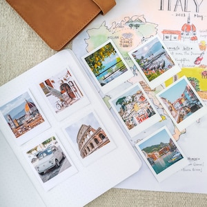 Stickers Italië, vakantiestickers, Italiaanse stickers, reisstickers, stadsstickers, monumentenstickers, stickers Italië dagboek