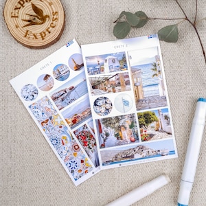 Pegatinas de Creta, pegatinas de Grecia, pegatinas de viaje, pegatinas de Grecia, pegatinas de Creta, Grecia, pegatinas de la isla de Creta, pegatinas de diario de viaje