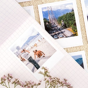 Pack d'autocollants vintage pays du monde pour scrapbooking et autocollants de carnet de voyage Stickers de voyage mini photos esthétiques vintage