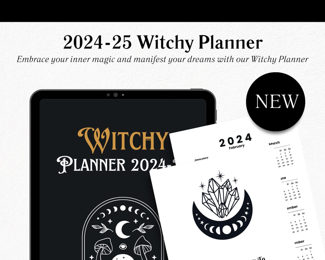 20242025 Witchy Planner Etsy