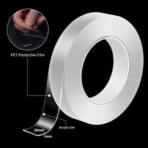 20 mm ナノ両面テープ 強力超強力接着剤 - 1 m/3 m