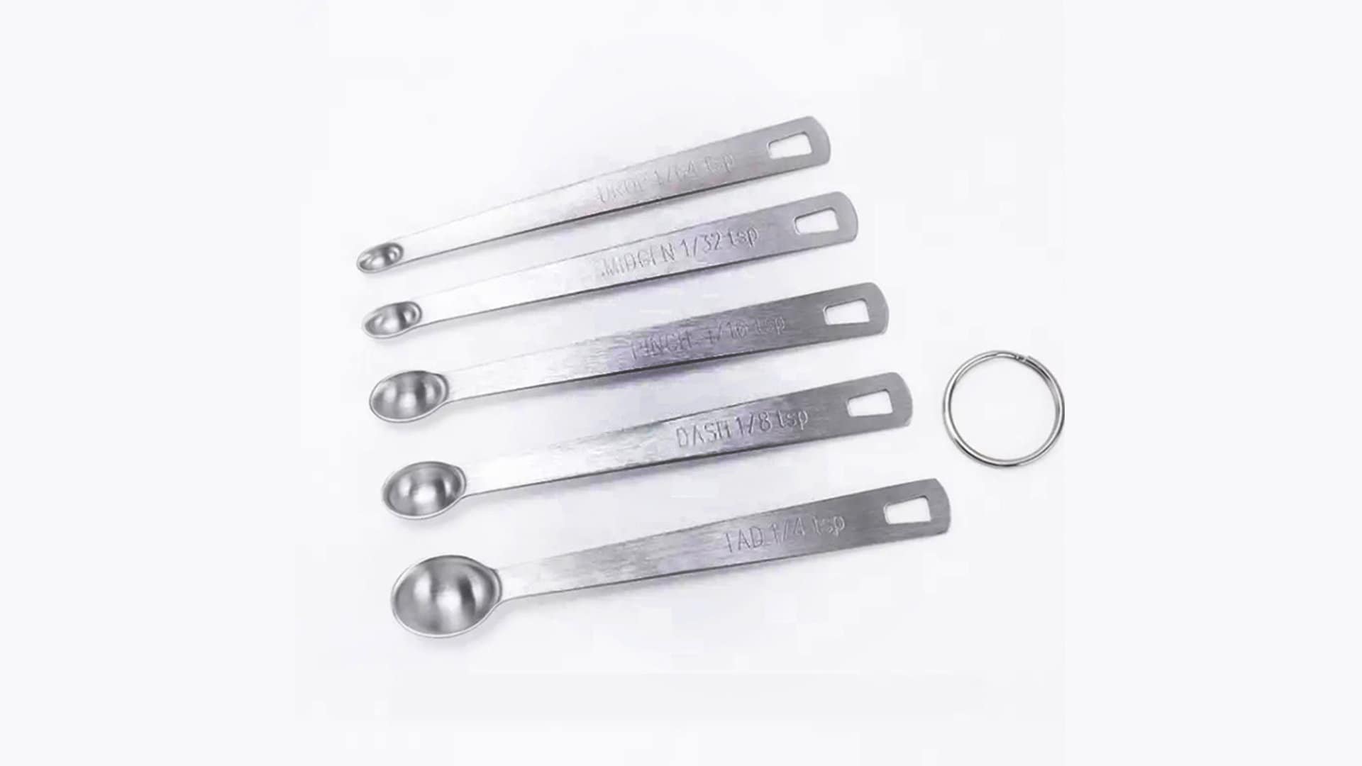 5 pieces set | Stainless Steel Small Measuring Spoons