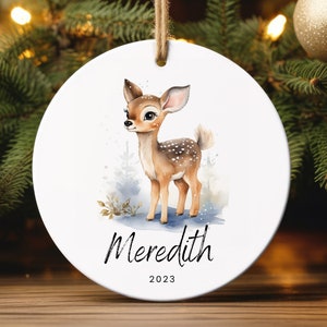 Girl&#39;s Christmas Ornament Personalized Girl Ornament Cute Christmas Ornament Gift for Girl Custom Christmas Keepsake Kid Ornament