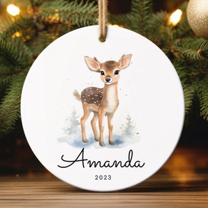 Girl Christmas Ornament Personalized Christmas Ornament Gift for Girl Ornament Custom Christmas Ornament Girl Name Christmas Keepsake