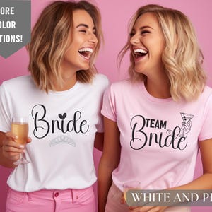 Bride team t-shirts, bride t-shirt, bachelorette party t-shirts, Bridal shower T-Shirt, Bachelorette gifts, Custom Bride T-shirt