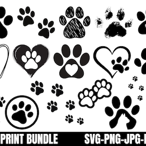 Hond Paw Print Svg, hond Paw SVG, hond Svg, Paw Svg, Animal Paw Svg, dierlijke Svg, hond Paw Print gesneden bestand, Paw Print gesneden bestand, Animal Print Svg