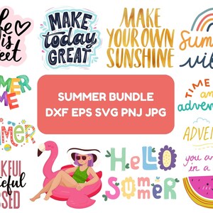 Summer Bundle SVG, Beach Svg, Summertime svg, Funny Beach Quotes Svg, Summer Cut Files, Summer Quotes Svg, Svg files for cricut, Silhouette