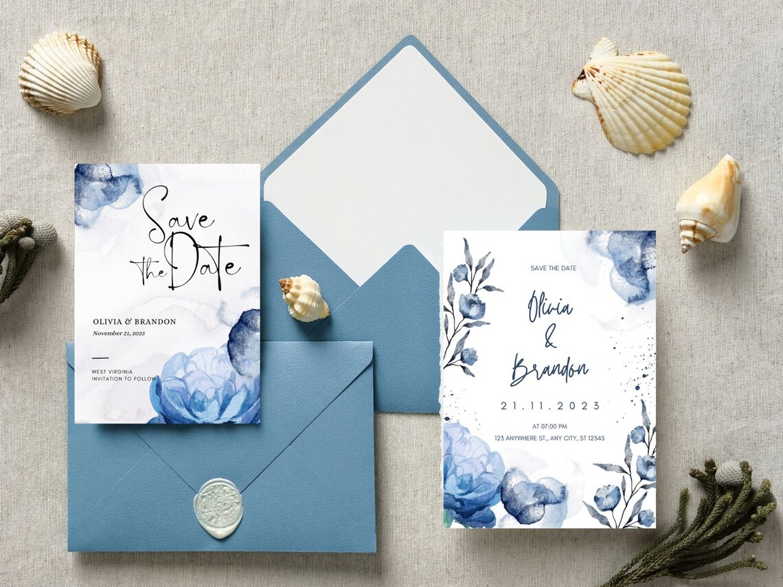 Save the Date Template Printable Save the Date Card Save the - Etsy