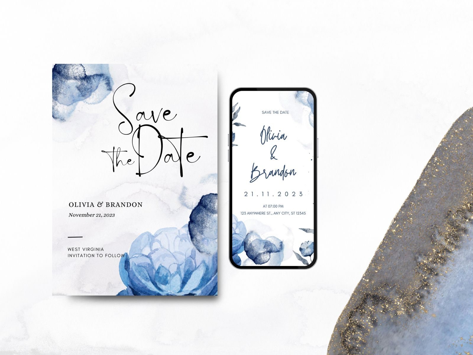 Save the Date Template Printable Save the Date Card Save the Etsy Save the Date Template Printable Save the Date Card Save the Etsy