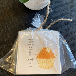 Mini 3 ''CARD Pack - Geburtstag “You are Sweet” Hausgemachte Kartenset + Mini-Umschläge