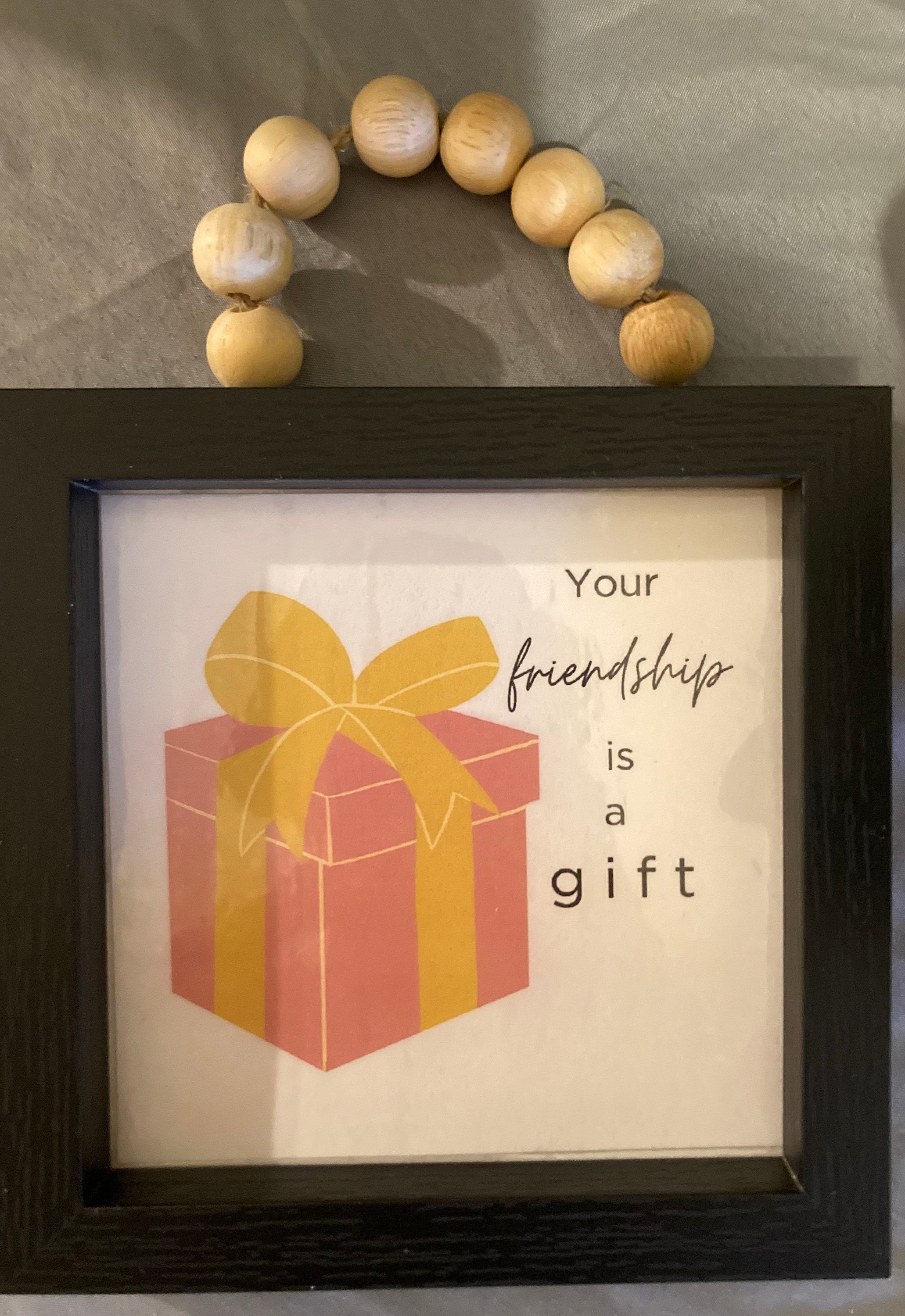 Sign-medium Framed “friendship” Print-homemade “speak Life” Print in ...