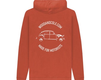 Silhouette. Citroen 2cv Made For Motorists Hoodie.