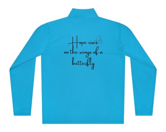 Butterfly quote on back (Black writing)