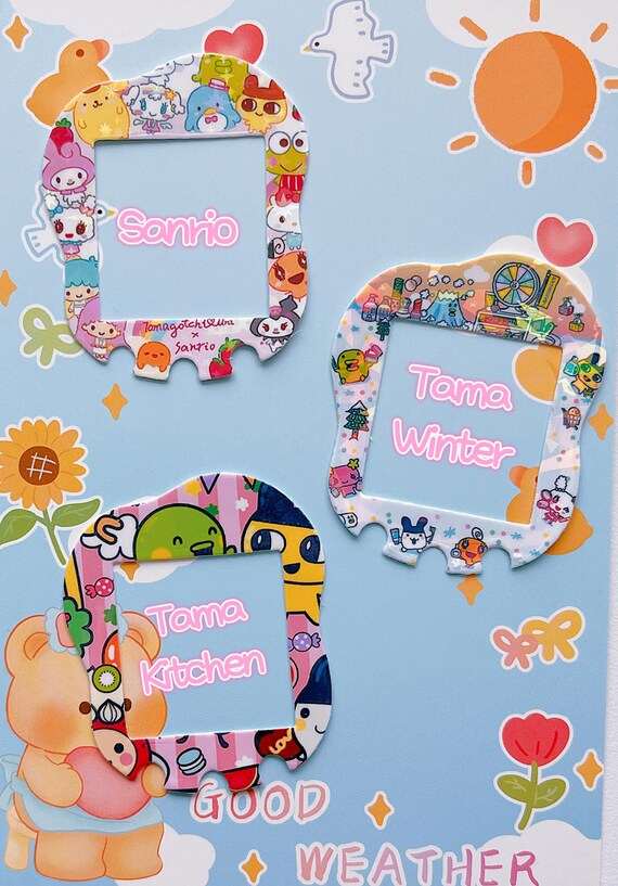 たまごっちユニ フェイスプレートステッカー：グリッターたま