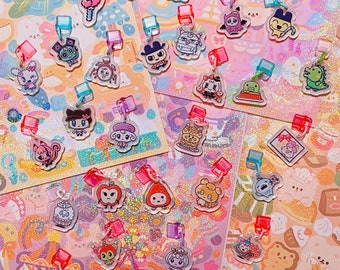 Tamagotchi Charm Dust Plug Tamagotchi Uni phone straps keychain| LoveMelo DLC Love Berry Magical