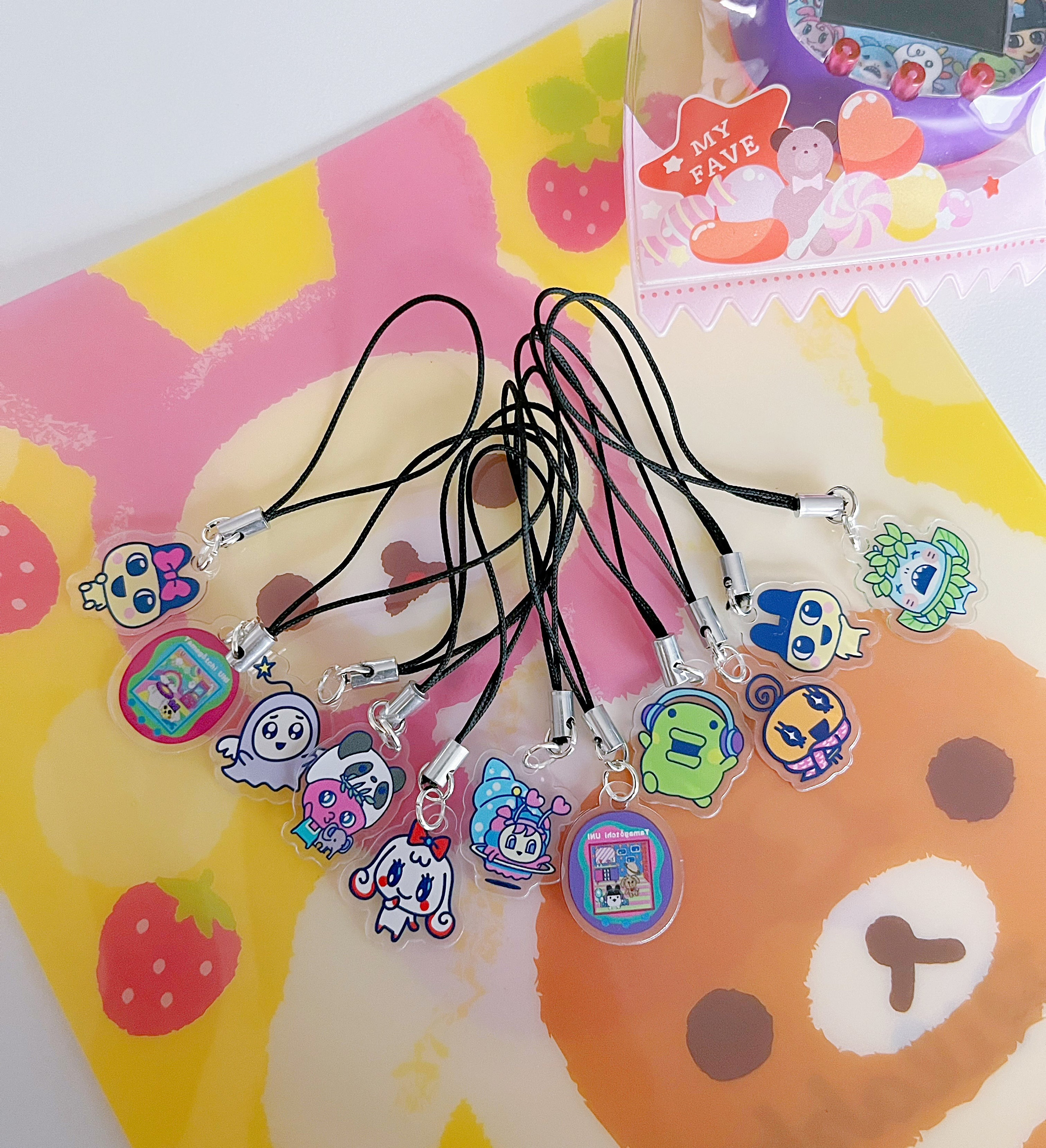たまごっちチャームキーホルダーたまごっちかわいい携帯ストラップ