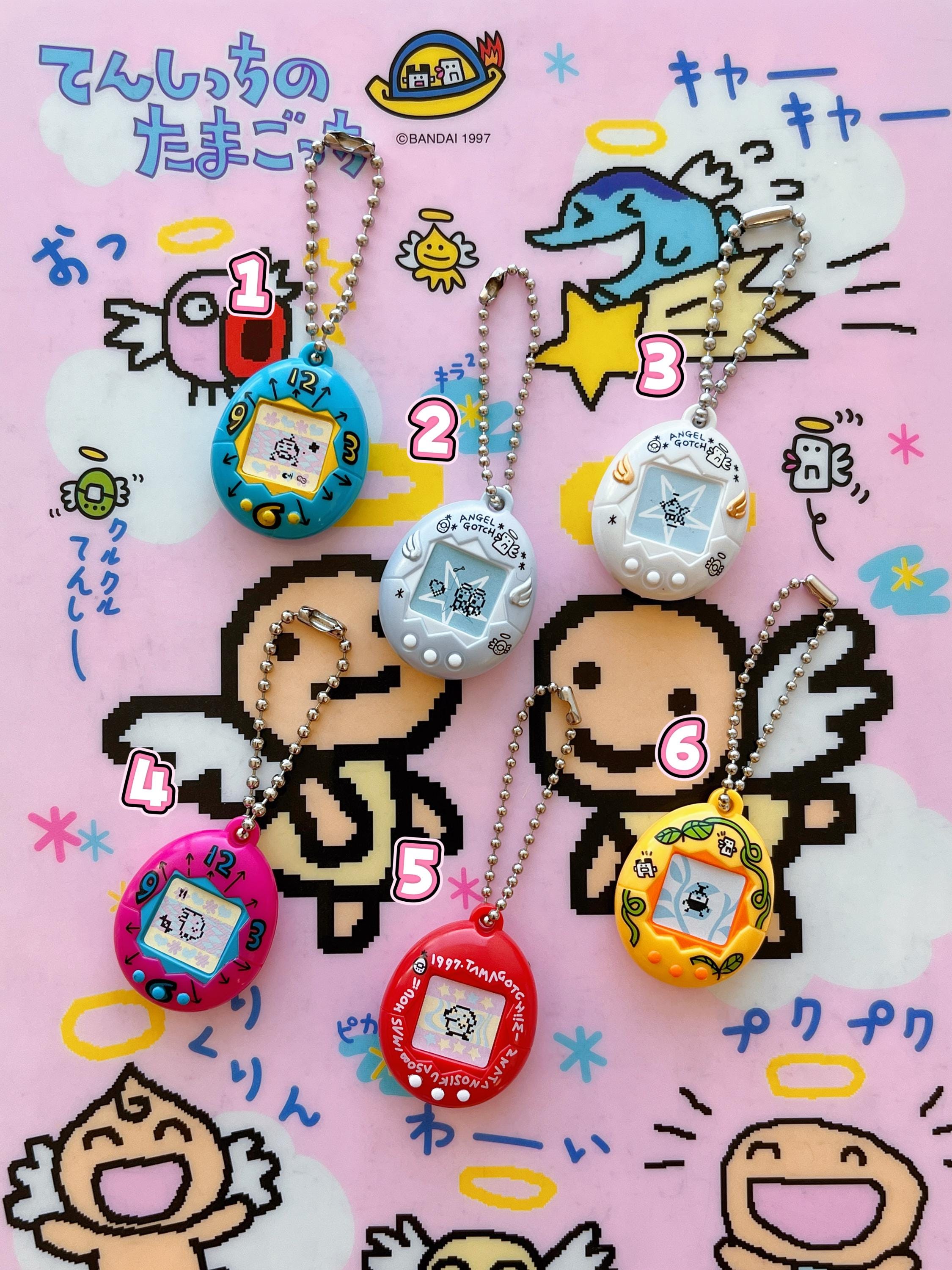 Vintage Tamagotchi Keychain: Gashapon Tama Charm, Lighting