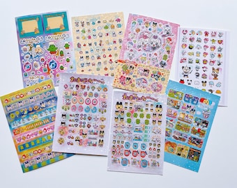 Tamagotchi Sparkling Sticker | Mini Sticker Set | Cute Sticker for tamagotchi lovers