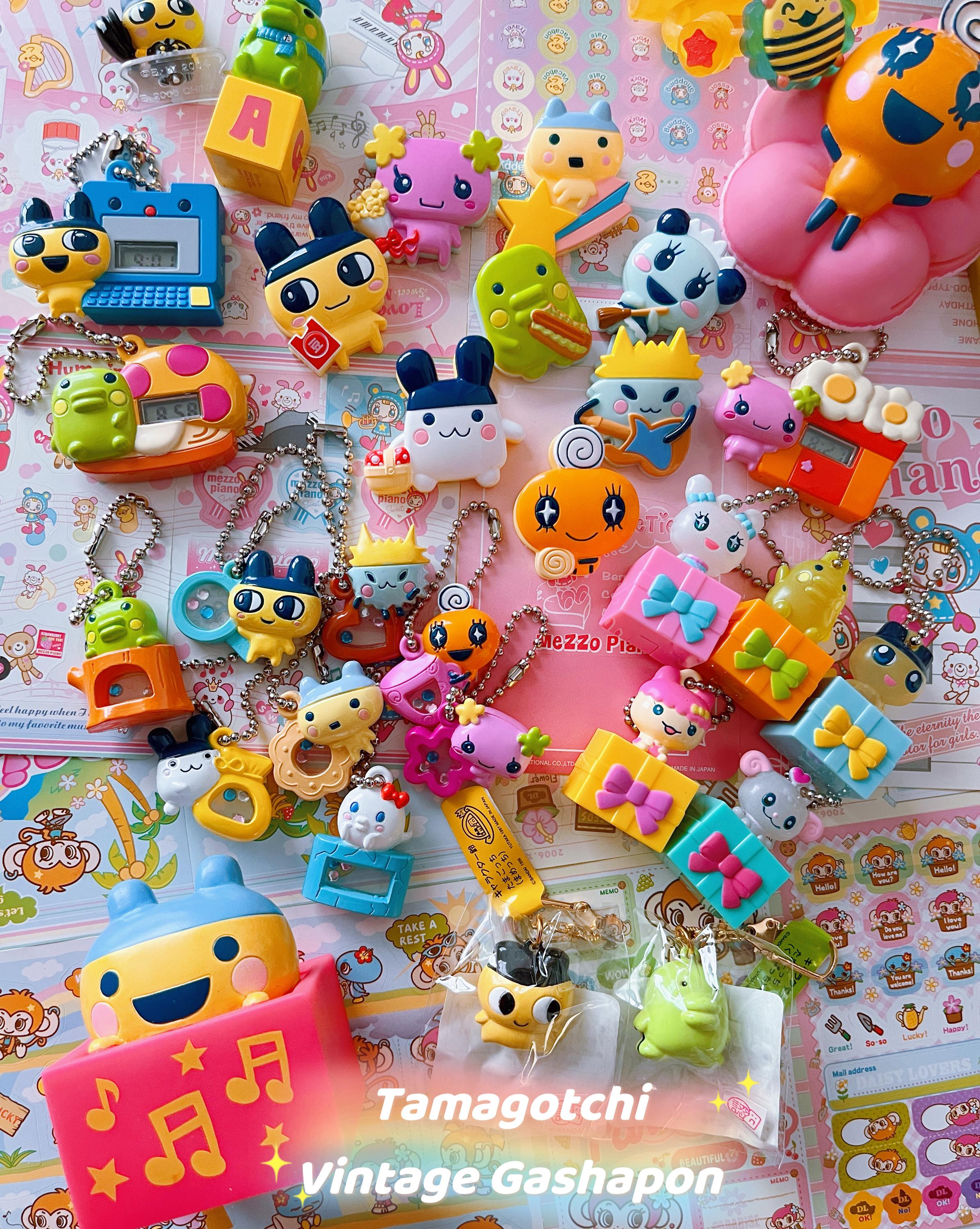 Tamagotchi Vintage Rare Gashapon V4 Antenna Topper Figure Bell