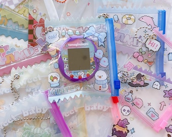 Tamagotchi case light version | Candy Sweet bag keychain | carry bag | Tamagotchi pouch | Button bag