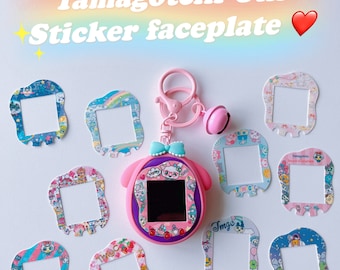 Tamagotchi Uni Fairytale Angel and Monster Sparkle Faceplate Stickers | Tamagotchi Accessories | Tamagotchi | Tama Uni | kawaii covers