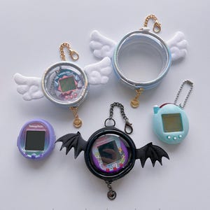Tamagotchi Angel and Devil Carry Bag: Tamagotchi Paradise, Uni, Smart, Original, Connection Case