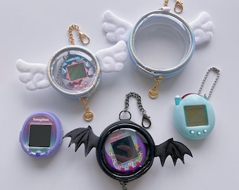 Tamagotchi Angel and Devil | carry bag | Tamagotchi pouch | Button bag | Tamagotchi Connection case