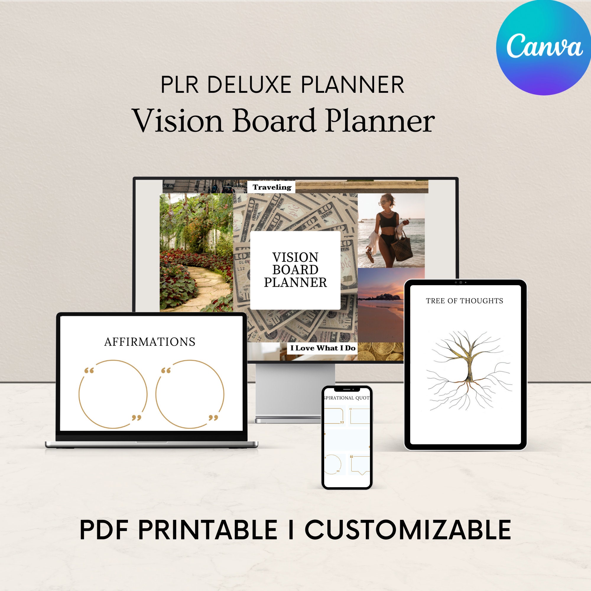 Vision Board Kit for Teens, Dream Board Words, 2022 Vision Board Set, Goal  Setting Printable, Motivational Cards, Digital Instant Download 
