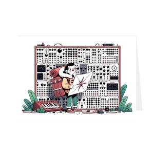 Eurorack modulable Synth Explorer - Carte d'anniversaire/célébration